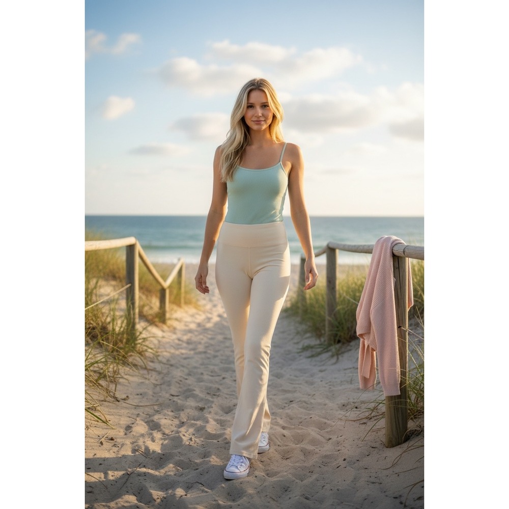 FP Movement Free People XS/S Seafoam Ribbed Low Back Thong Bodysuit Strappy